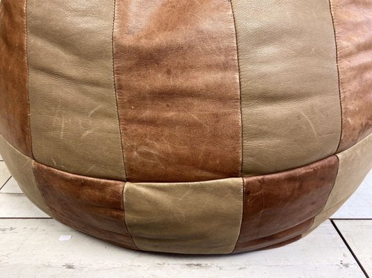 Leather Patchwork Bean Bag from de Sede, 1970s-WZZ-803979