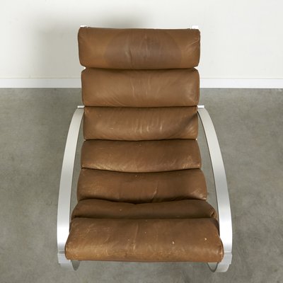 Leather Rocking Chair by Hans Kaufeld, 1970s-NDL-2023599