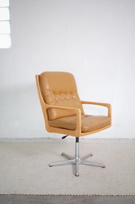 Leather Shooting Armchair by Eugen Schmidt for Solo Form, 1960s-BHX-1342006