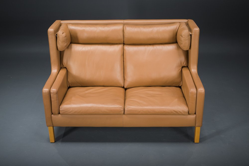 Leather Sofa 2292 by Børge Mogensen for Fredericia