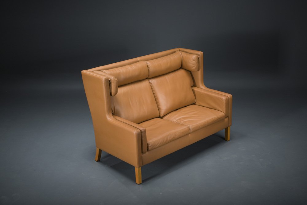 Leather Sofa 2292 by Børge Mogensen for Fredericia