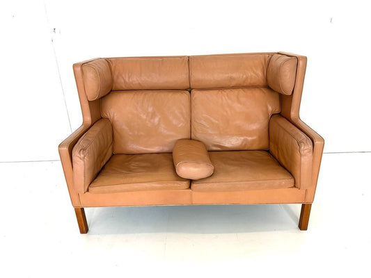 Leather Sofa 2292 Coupe by Børge Mogensen for Fredericia, 1960s