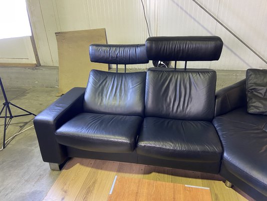 Leather Sofa Arion in Black from Stressless, 2000s-LGU-2011842