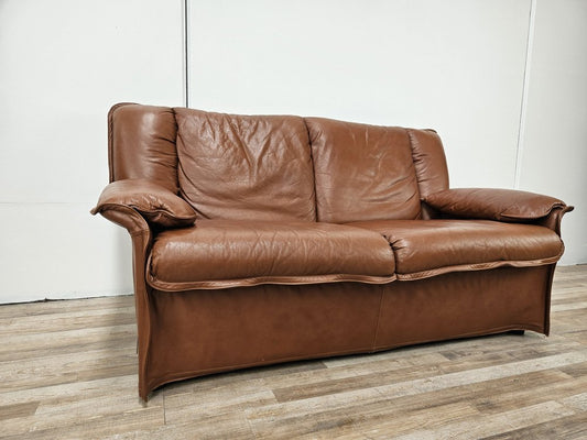 Leather Sofa by Estasis Milano, Meda, Italy, 1970s