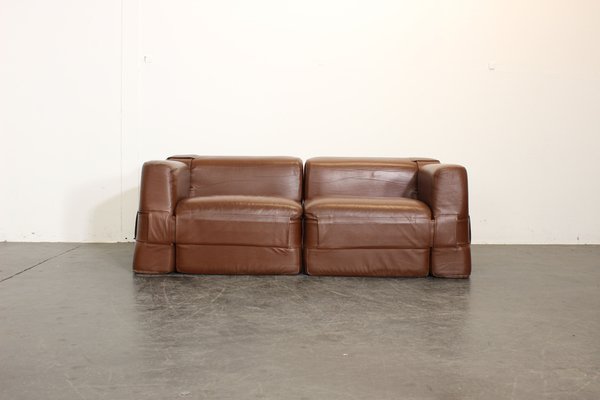 Leather Sofa by Mario Bellini for Cassina, 1960s-VGV-1394902