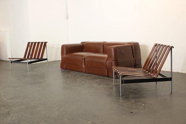 Leather Sofa by Mario Bellini for Cassina, 1960s-VGV-1394902