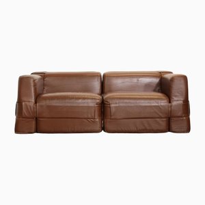 Leather Sofa by Mario Bellini for Cassina, 1960s-VGV-1394902