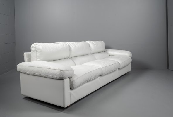 Leather Sofa by Tito Agnoli for Poltrona Frau, 1970s-VLO-2019773