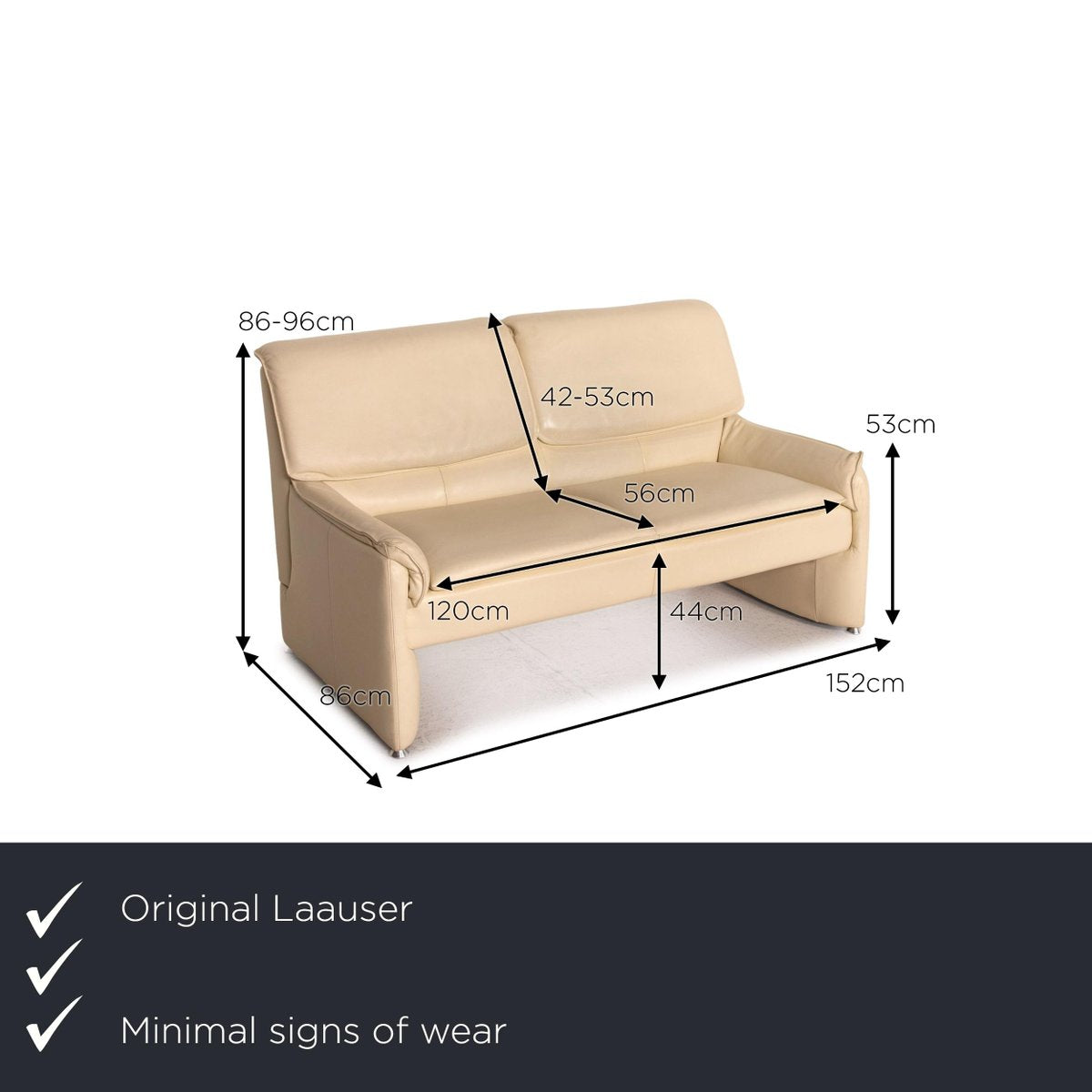 Leather Sofa from Laauser