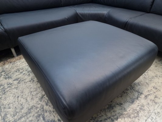 Leather Sofa in Black by Piero Lissoni for Cassina, 1996, Set of 2-BVM-1782500