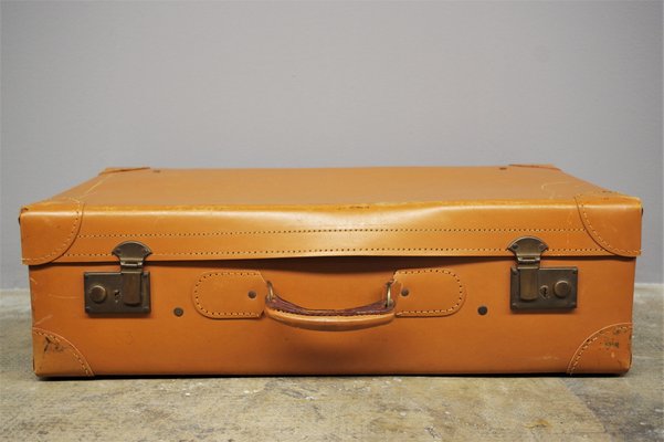 Leather Suitcase, Milan, Italy, 1950s-KNM-1031093