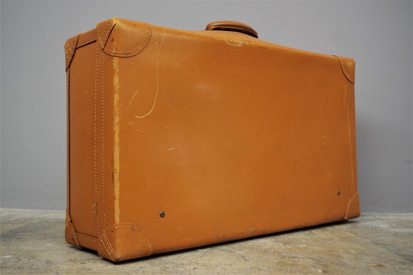 Leather Suitcase, Milan, Italy, 1950s-KNM-1031093