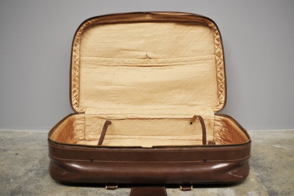 Leather Suitcases, 1950s, Set of 2-KNM-1001225