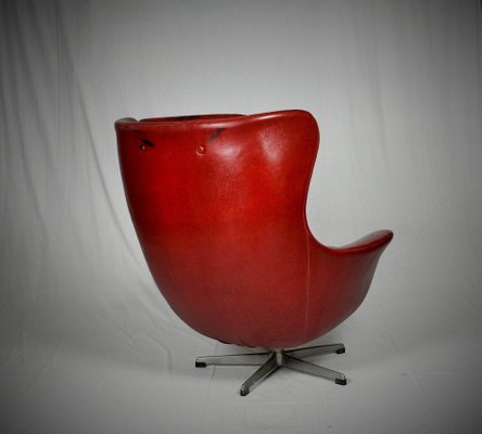 Leather Swivel Armchair from UP Závody, 1965-TZ-876144