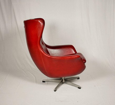 Leather Swivel Armchair from UP Závody, 1965-TZ-876144