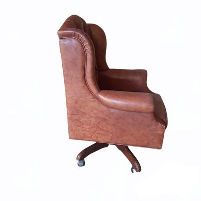 Leather Swivel Office Chair by Hurtado, Spain-TCS-1058111