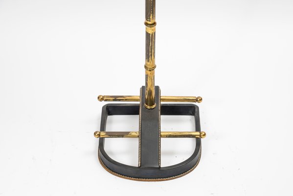 Leather Valet by Jacques Adnet, 1950s-VRR-734276