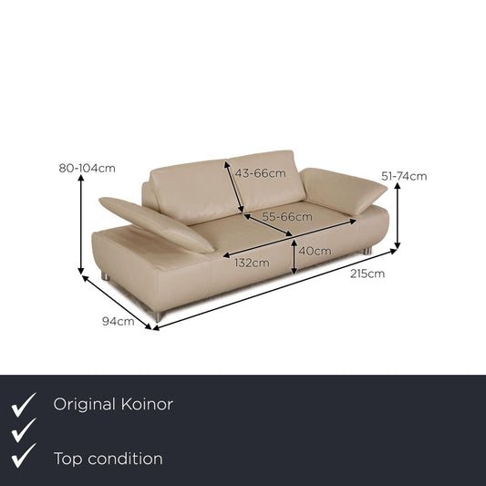 Leather Volare Loveseat from Koinor