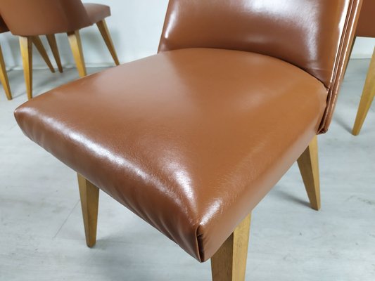 Leatherette Chairs, Set of 8-EAD-1029407