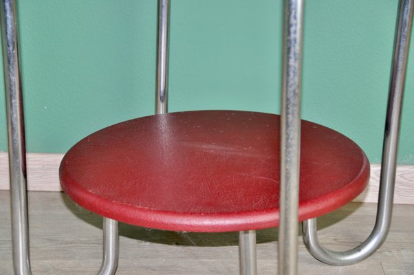 Leatherette Side Table, 1960s-ROJ-604212