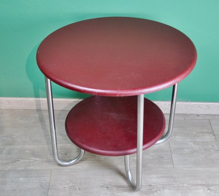 Leatherette Side Table, 1960s-ROJ-604212