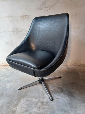 Leatherette Swivel Chair, 1970s-ZQS-1442113