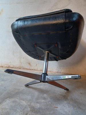 Leatherette Swivel Chair, 1970s-ZQS-1442113