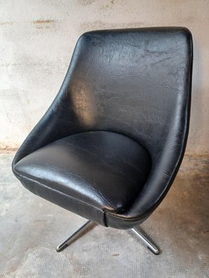 Leatherette Swivel Chair, 1970s-ZQS-1442113