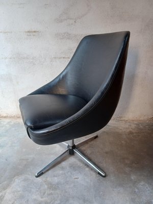 Leatherette Swivel Chair, 1970s-ZQS-1442113