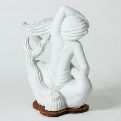 Leda and the Swan Sculpture by Stig Lindberg for Gustavsberg, 1940s-NL-744386