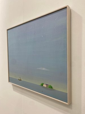 Lee Yu Min, Let's Go Pick the Stars !, 2023, Acrylic on Wood, Framed-CHG-2037740