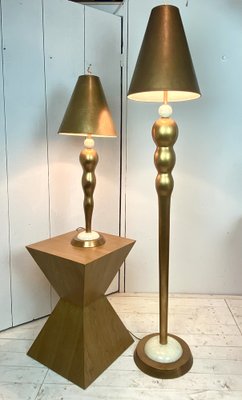 Leeazanne Table Lamp and Floor Lamp from Lam Lee, Set of 2-WZZ-970366