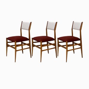 Leggera Chairs by Gio Ponti for Cassina, 1950s, Set of 10-LKT-2020497