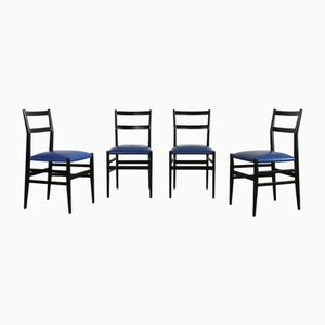 Leggera Dining Chairs by Gio Ponti for Cassina, Italy, 1950s, Set of 4-IVC-1728845