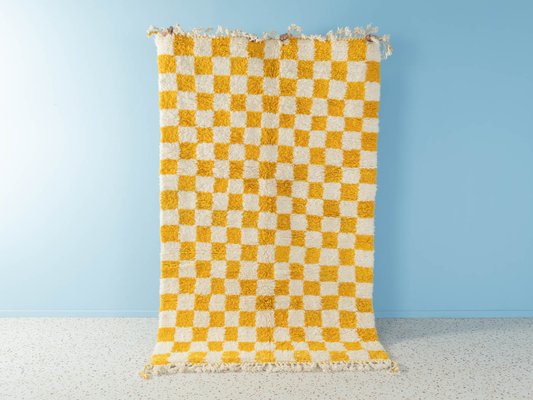 Lemon Check II Berber Rug, 2010s-GPP-1415157