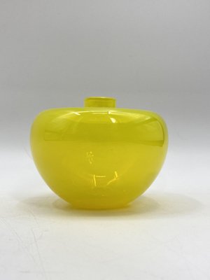 Lemon Yellow Murano Glass Vase from Salviati, Italy-CZ-1785416