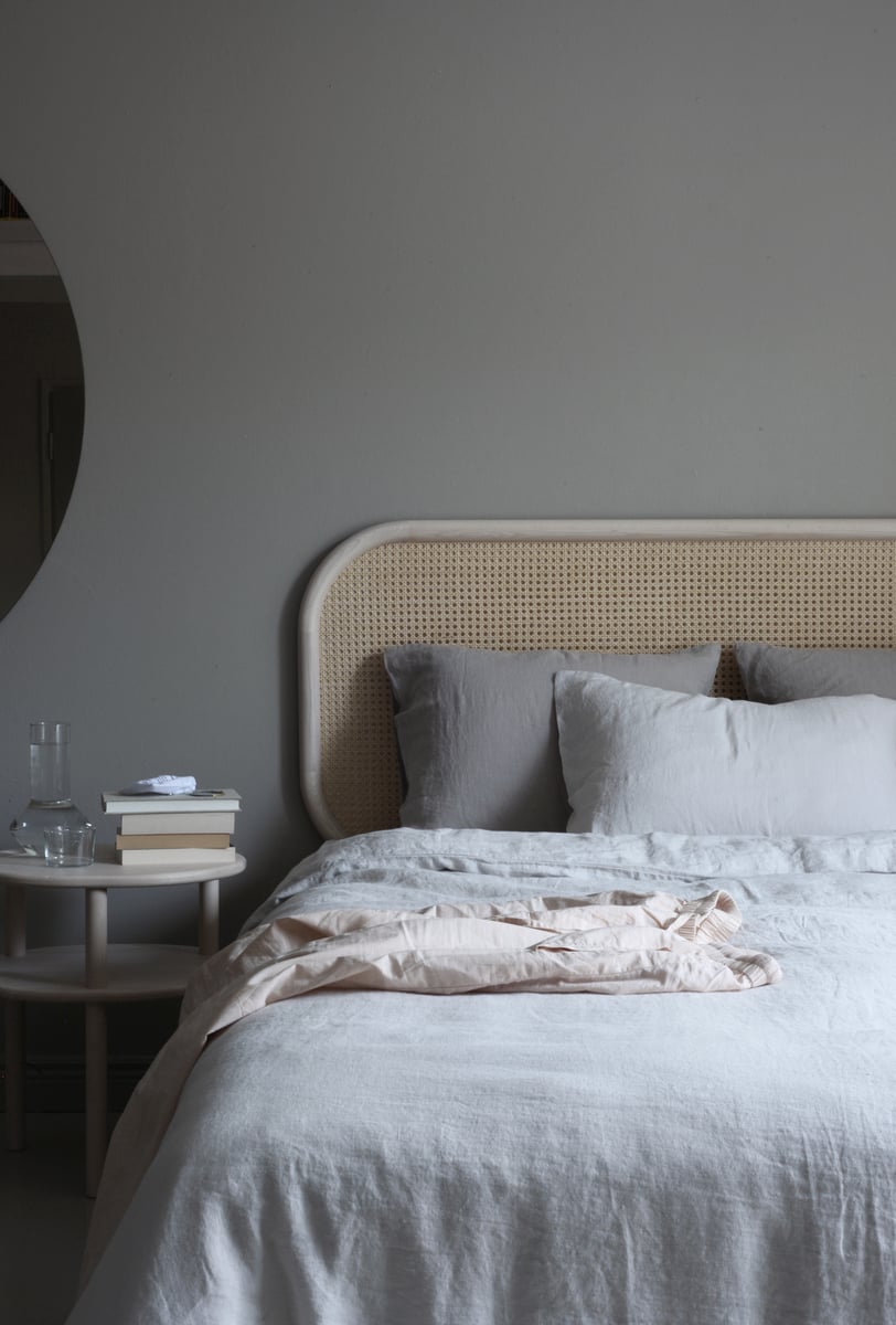 Lempi bedside table, natural ash