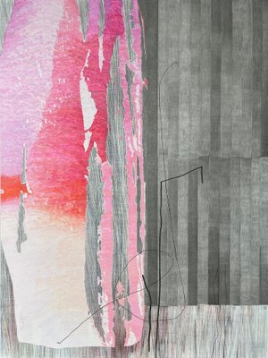 Lena Ochkalova, Duality, Rose, 2022, Mixed Media on Aluminium-CHG-1419927