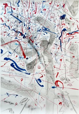 Lena Ochkalova, New Physics, 2021, Mixed Media on Paper-CHG-1419922