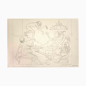 Leo Guida, Agony, Pencil Drawing, 1977-ZCI-1761900