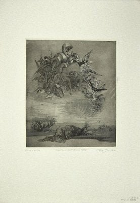 Leo Guida - Apotheosis of the Hero - Original Etching on Paper - 1972-ZCI-877707