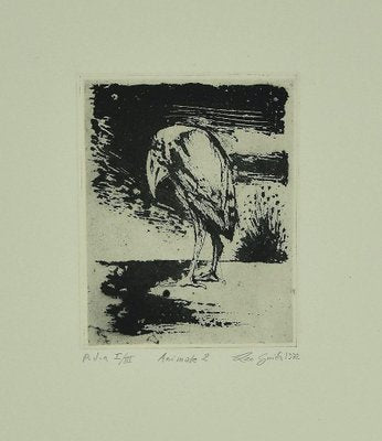 Leo Guida, Bird, Etching, 1972-ZCI-880410