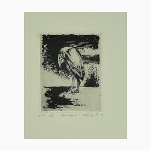 Leo Guida, Bird, Etching, 1972-ZCI-880410