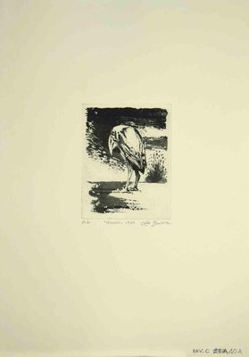 Leo Guida, Bird, Original Etching, 1970s-ZCI-1379176