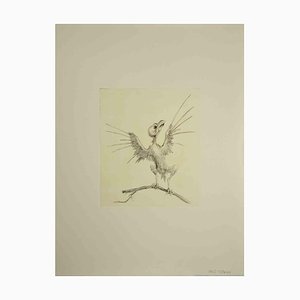 Leo Guida, Bird, Original Etching, 1970s-ZCI-994761