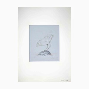 Leo Guida, Bird, Original Ink Drawing, 1972-ZCI-1379338