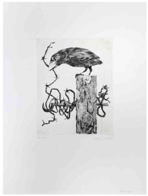 Leo Guida, Crow, Etching, 1972-ZCI-2029505