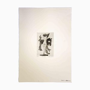 Leo Guida, Europe, Original Etching on Paper, 1970s-ZCI-997307