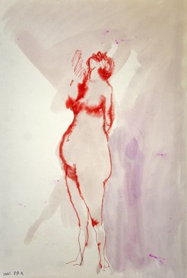 Leo Guida, Female Figure, 1970s, Mixed Media Artwork-ZCI-1781945