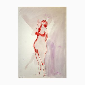 Leo Guida, Female Figure, 1970s, Mixed Media Artwork-ZCI-1781945